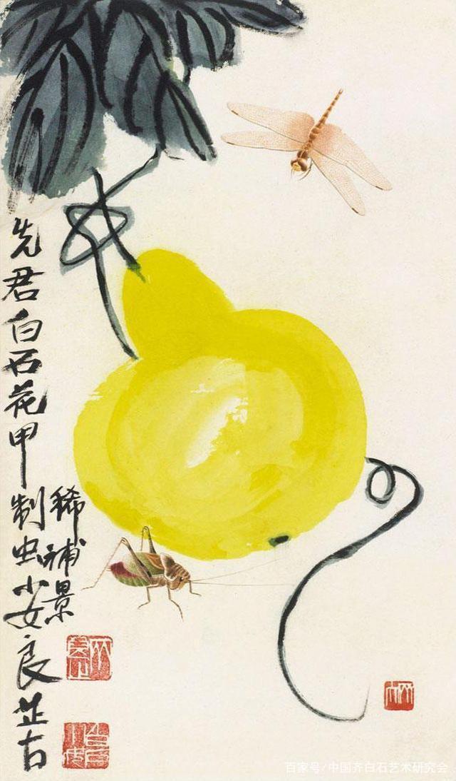 补景@北京首拍珍品,齐白石画虫齐良芷补景六屏,齐良芷弟子、少白公子-汤发周发布