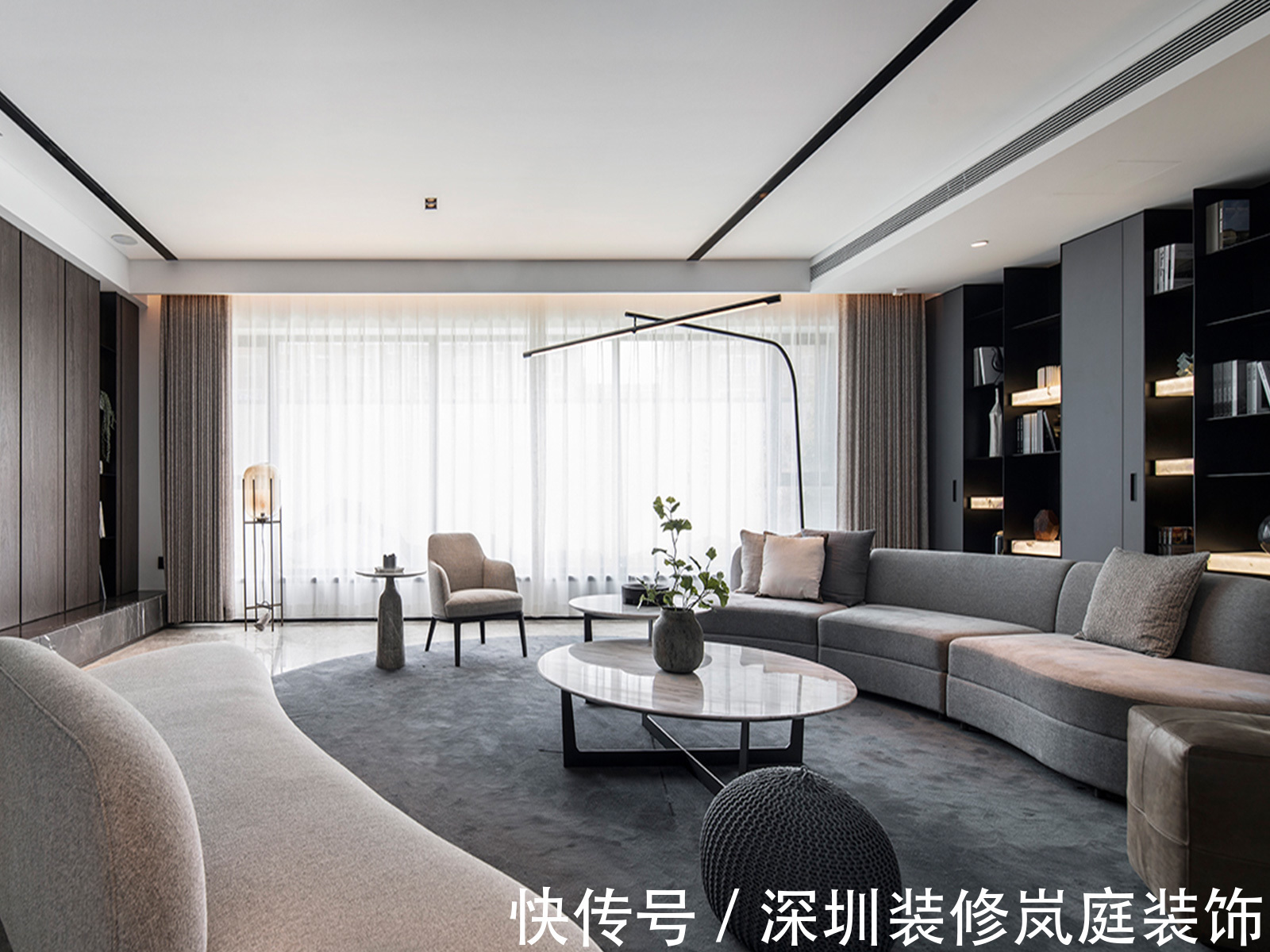 洗手盆|深圳装修：恒大城139㎡轻奢，无处安放的高级感！