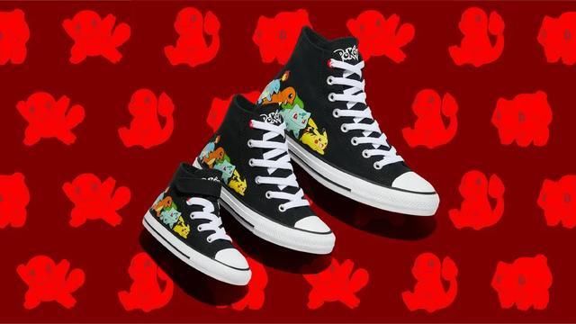 converse 庆祝宝可梦25周年 Pokémon x Converse联动推出多款鞋子/帽子/服装