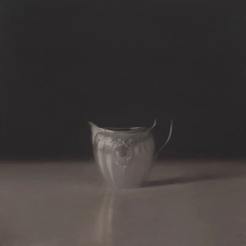 孤独感#柔和的光影和质感,她的静物画散发着一种孤独感!