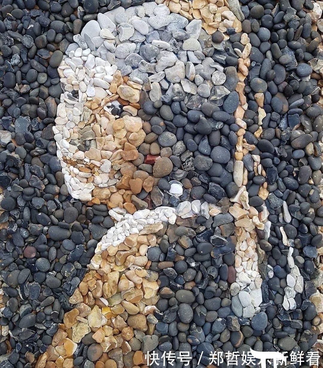 艺术家|艺术家用石头“作画”,再现传世经典,网友:我用笔都画不出来