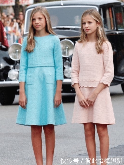 穿搭 真正的贵族穿搭都简约,看西班牙公主莱昂诺尔,穿红色套裙真高级