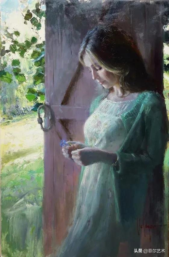 哈巴罗夫斯克&犹如花朵绽放,美得让人难忘~俄罗斯画家人物油画作品欣赏