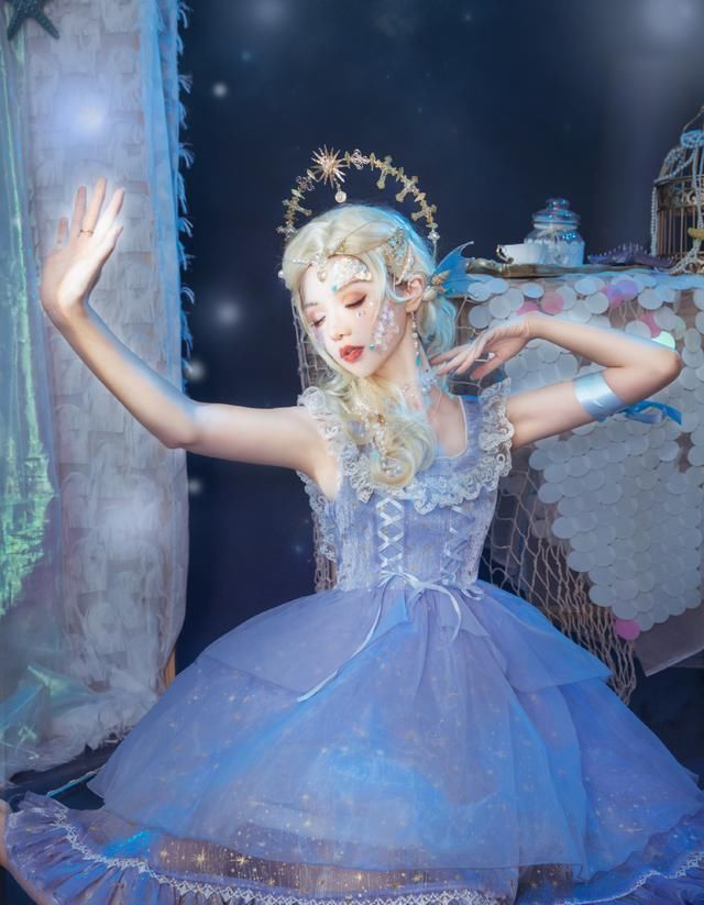 女生|长寇的洛丽塔“人鱼妆”太美了,当镜头拉近,女生也会忍不住沦陷