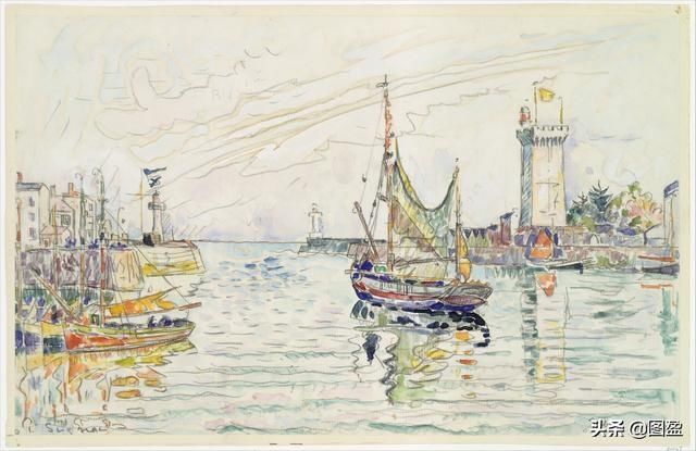 印象派|西尼亚克法国新印象派画家,曾与修拉合作,帮助了印象派的发展