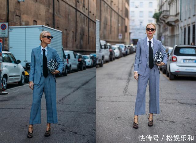 完胜阔腿裤,今年大火的“渣女裤”太飒了!小个子也能穿成175