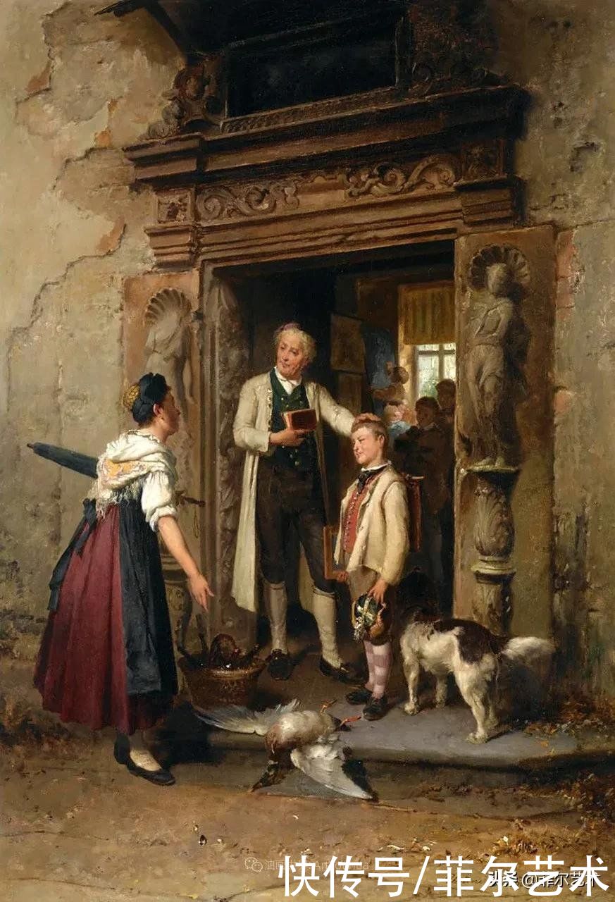 蒂奥多·|乡村生活~比利时画家蒂奥多·杰拉德油画作品欣赏