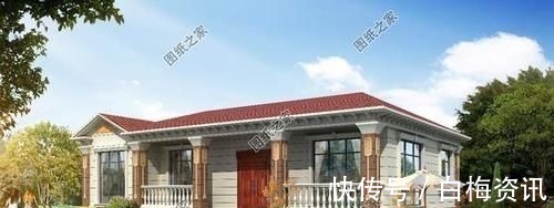 农村|5款四开间一层自建房，不大不小，要的就是住着舒服
