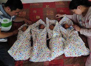 医生|90后新手妈妈生下四胞胎,看到孩子之后,医生这下有福气了