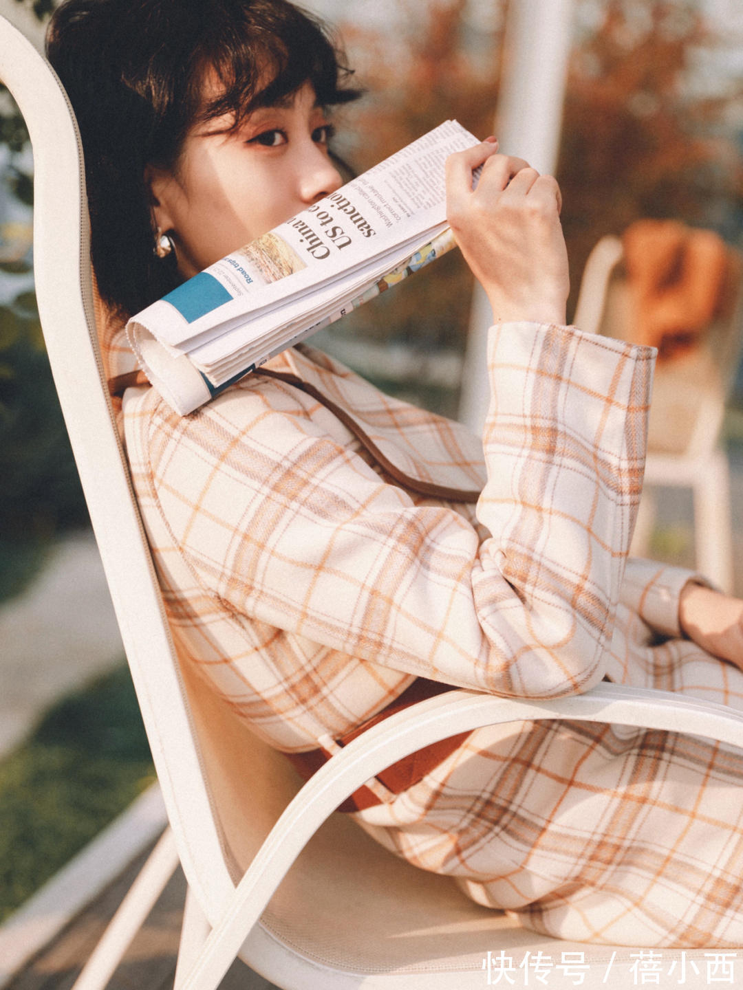 搭配 格纹大衣越来越火,复古高级不挑人又chic,让你出街赚足回头率