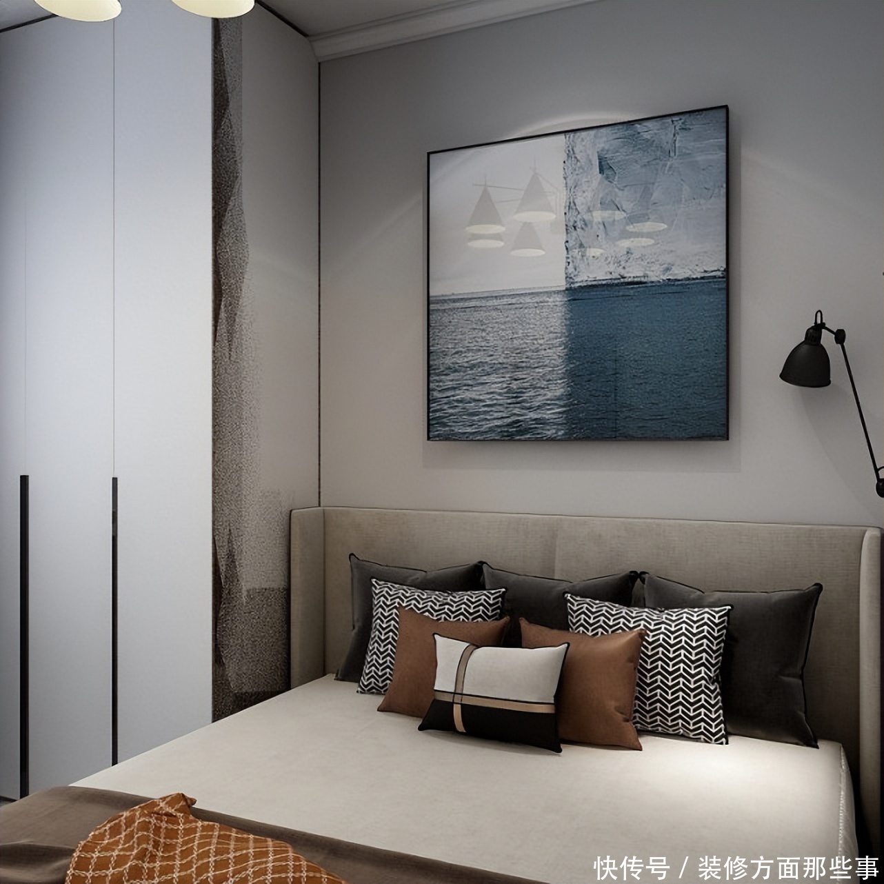 时尚|100平简约三居室设计,用简约的手法进行室内创造