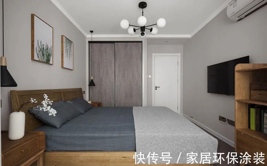 乳胶漆|77㎡小户型简约风,一个好设计方案,可以发挥每一平米空间的价值