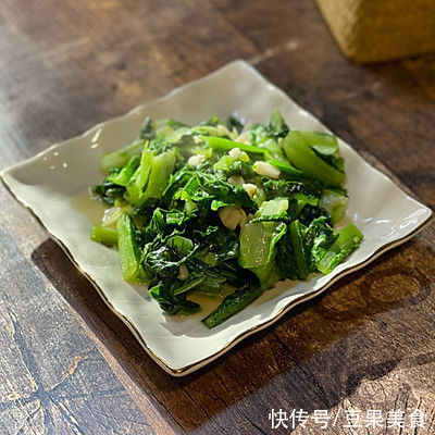 #东古家味美食# 清炒油麦菜