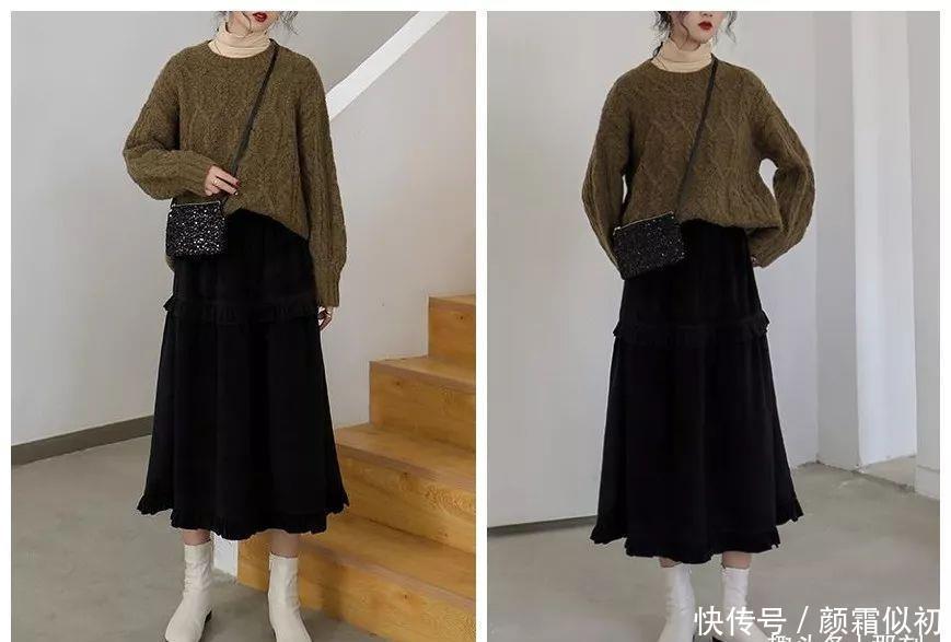 女生冬季这么穿搭,美丽