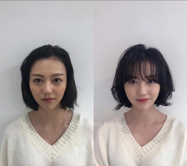 直发 剪对发型,堪比整容,普通人也能变气质女神,美到自己都笑了