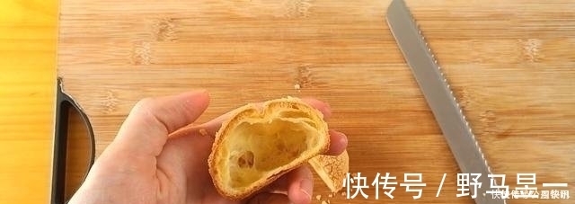 面团|一口下去就爆浆的卡士达酥皮泡芙，大气孔不塌陷的秘密都在这