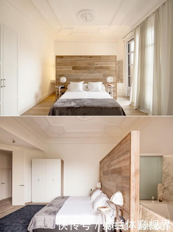 柜子|现在流行床头不靠墙,这样沿墙面打整排柜子,拿衣服都不用下床