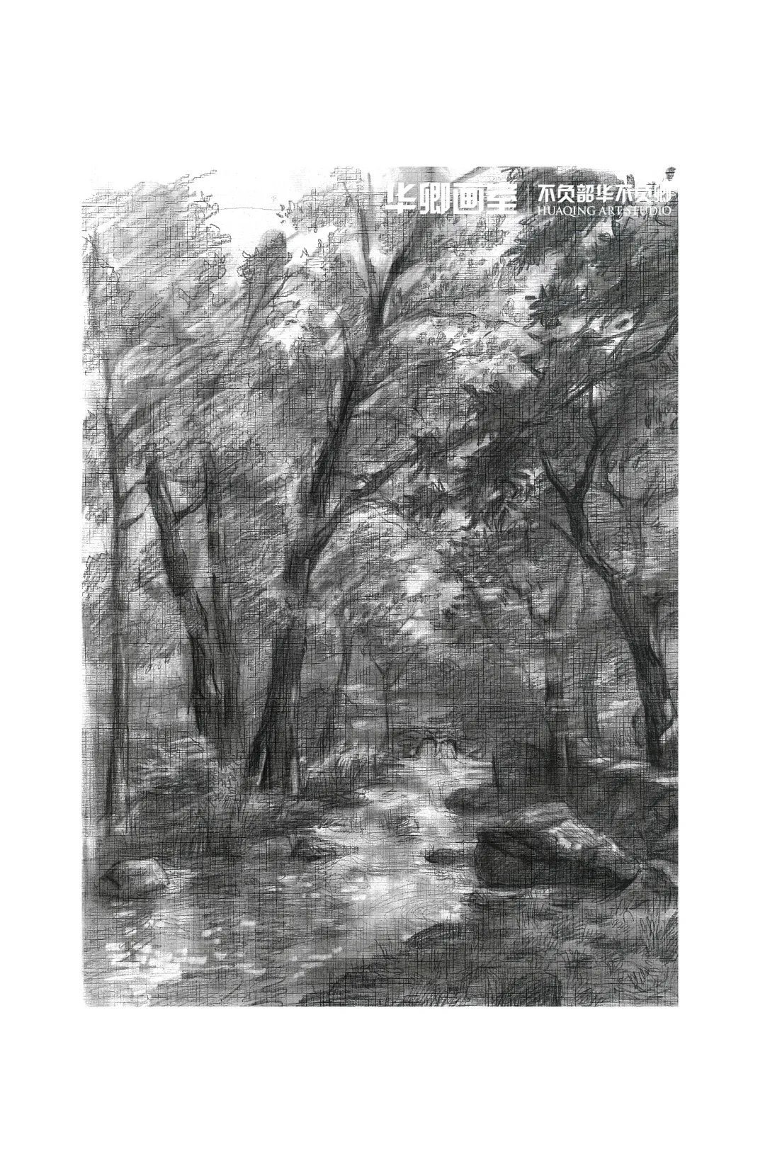 作品展#一眼沦陷这样绝美的秋色看完不得不爱!华卿国画定向班写生作品展