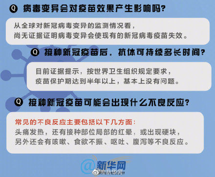 重点人群接种新冠疫苗的22个问题