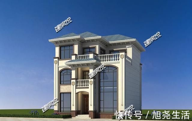 占地|占地102平的欧式别墅,36万建,找你的人不是相亲就是借图纸