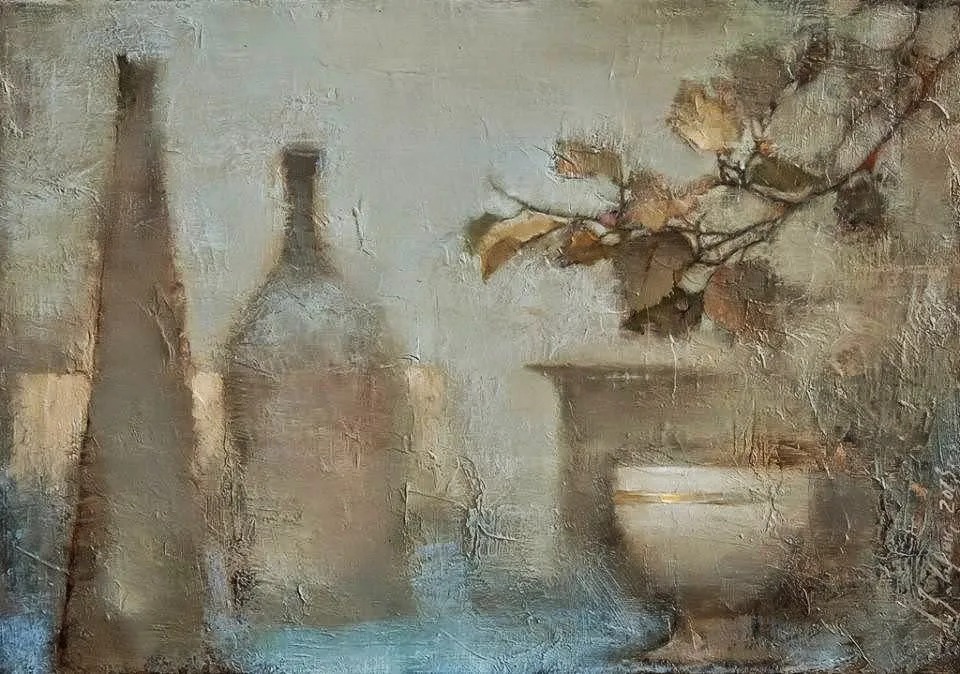 笔触@笔触率性,优雅朦胧的风景油画,迷人!