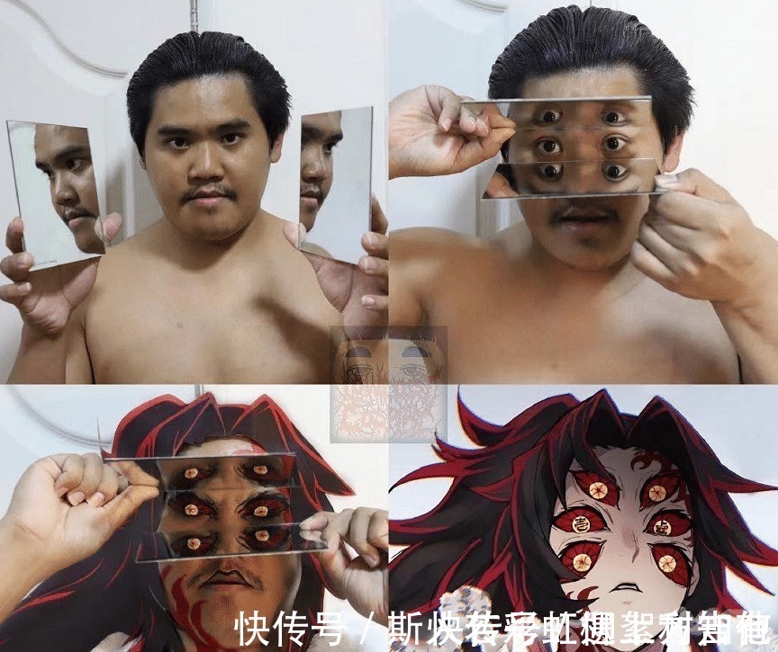 卡卡西|泰国小哥对动漫人气明星五条悟下手,头发出彩,环保型coser