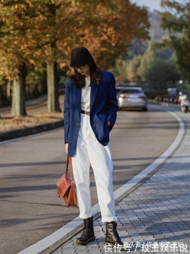 小姐姐 收起你的裙子吧!今年流行穿“九分裤+短靴”,保暖舒适还时髦