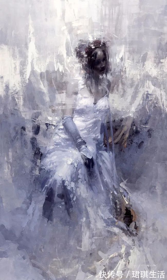 艺术家$艺术家杰里米·曼恩的油画,颜色既生动又大气!