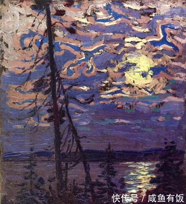 笔触!浓烈的色彩,激荡的笔触