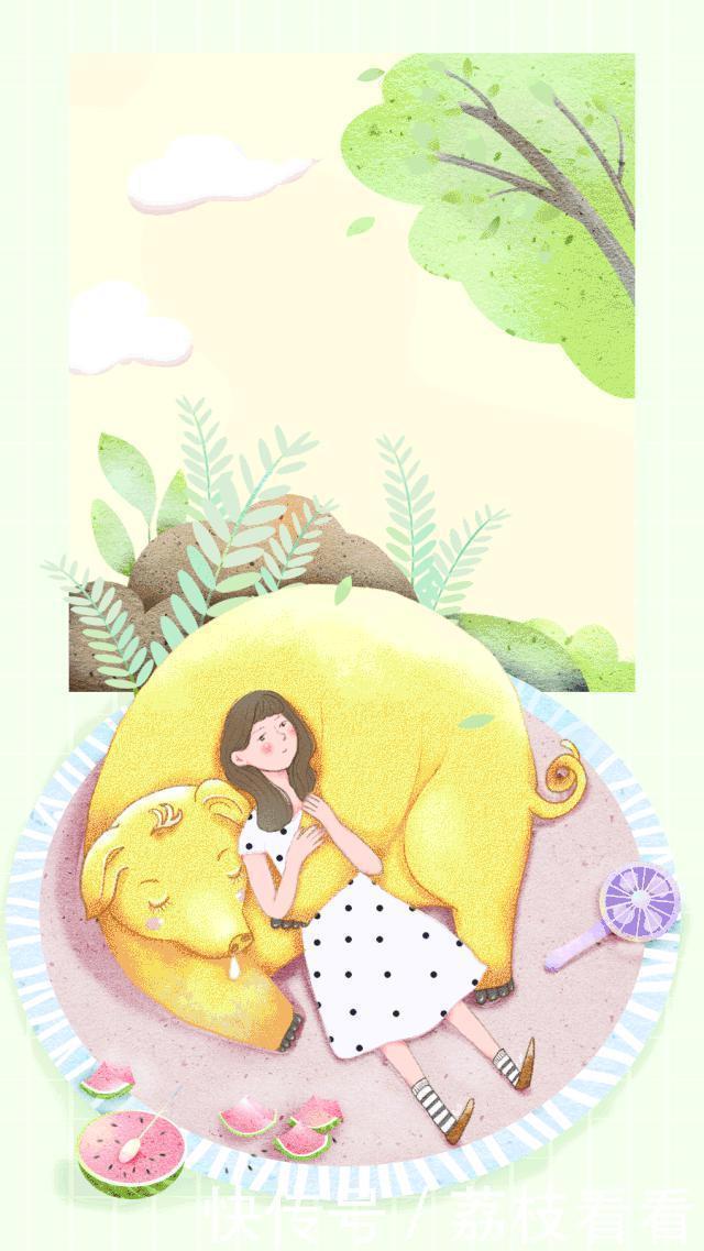 打卡美好生活,治愈系插画都在这里!