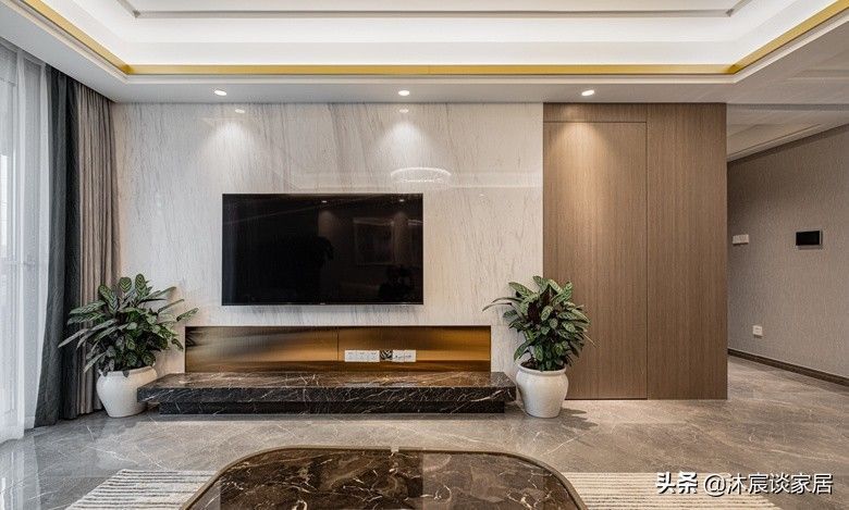 轻奢风|若再装修,我就选现代轻奢风,灰色瓷砖通铺在室内,真是高级大气