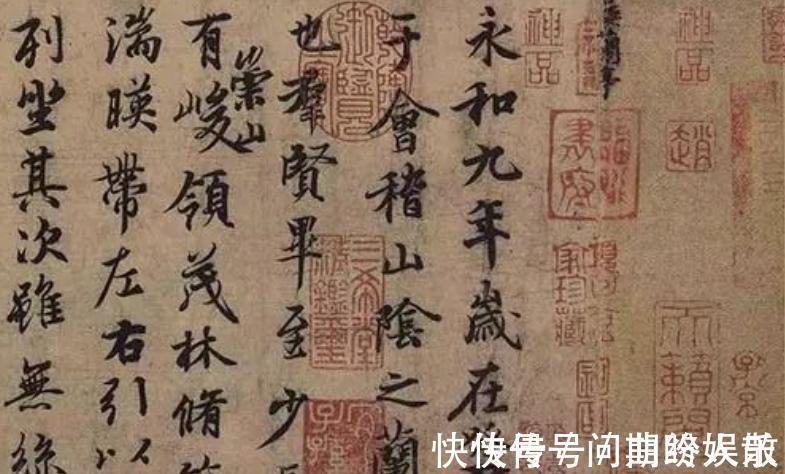 临摹#一女演员写了幅《兰亭序》,网友赞叹不已,专家:毫无书法价值