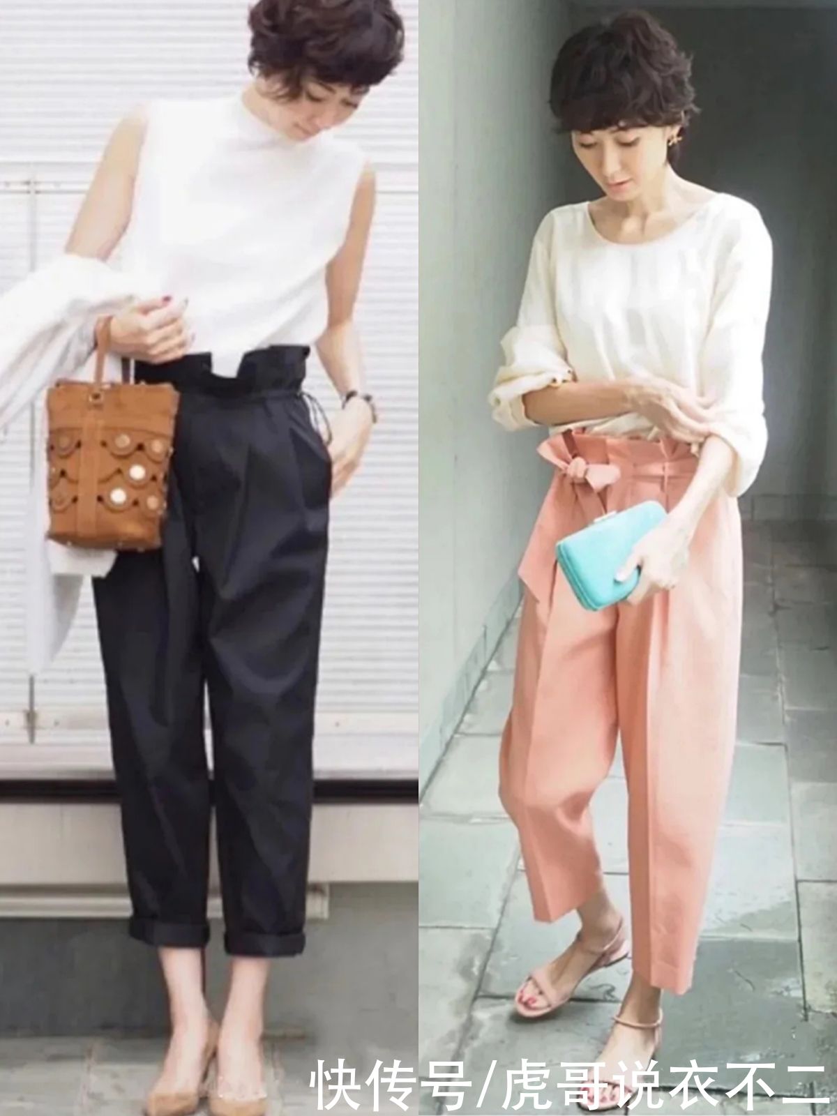 针织衫|一看就很显贵的“西装裤”搭配,优雅又高级,适合40、50岁的女人