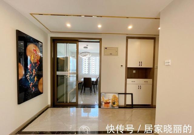 电视墙|98平新房,全屋花很多心思设计,电视墙漂亮上档次,很多人都喜欢