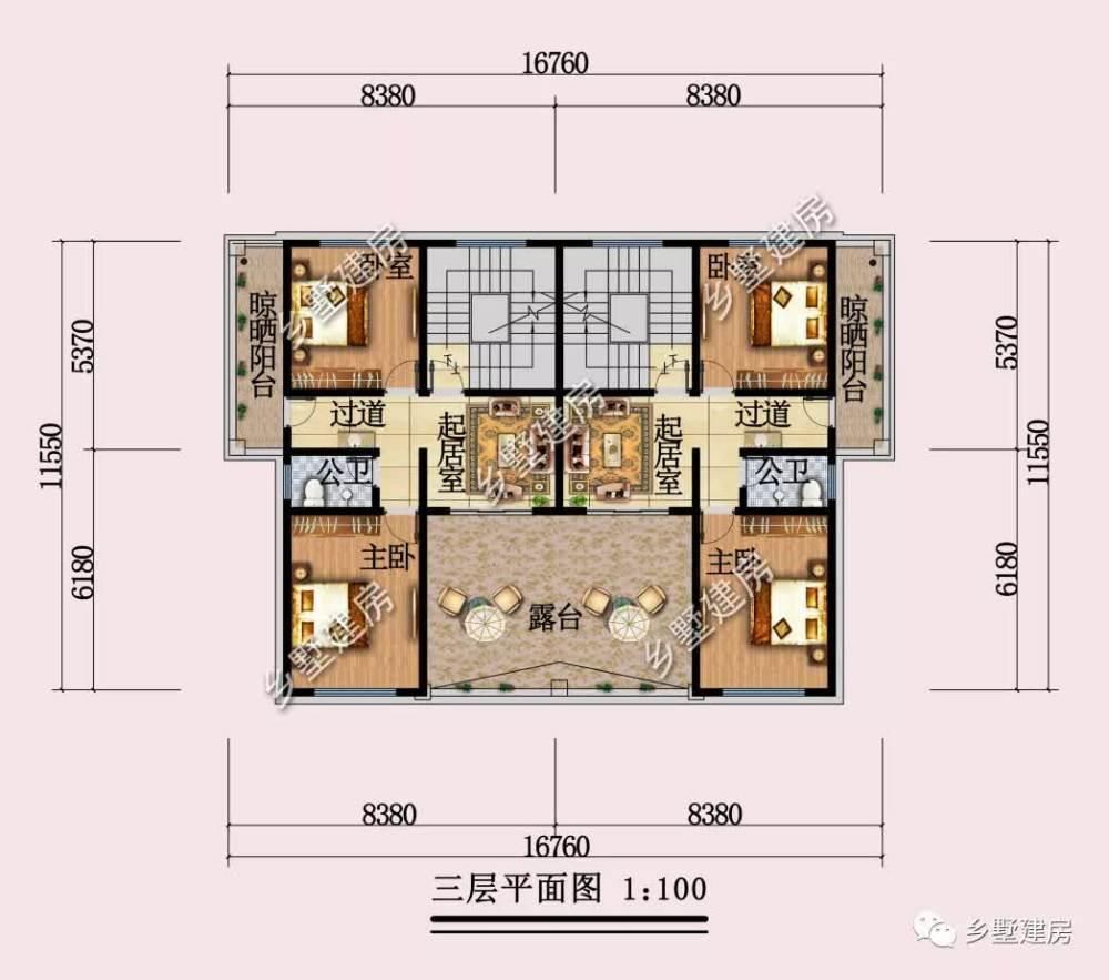 建好|占地140平也能建好双拼,既能互相照顾又能有足够的私人空间