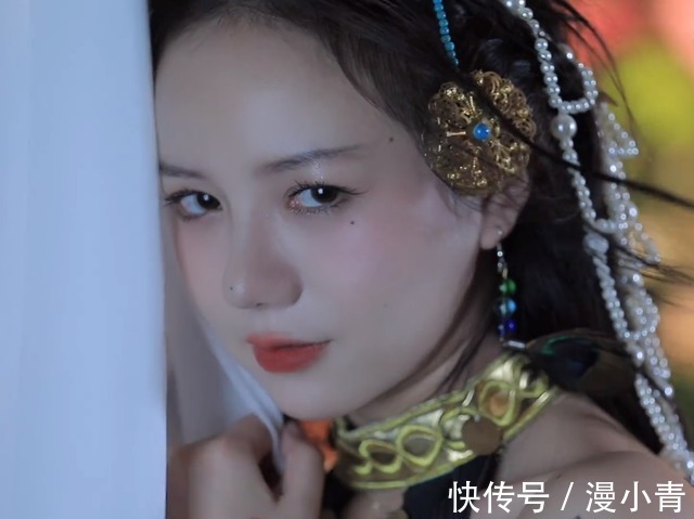 大哥|高颜值美女COS永劫无间迦南，只因身材太好，播放量破百万