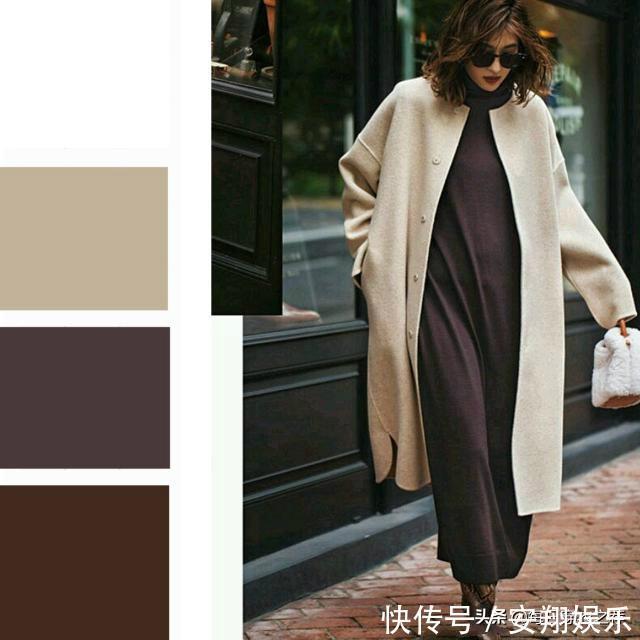 女人过了40岁,少穿黑裤子!日式新穿法:毛衣+裙子,又美又嫩