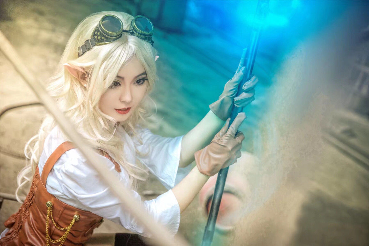 科技|英雄联盟·海克斯科技迦娜cosplay—风之化身听候您的差遣