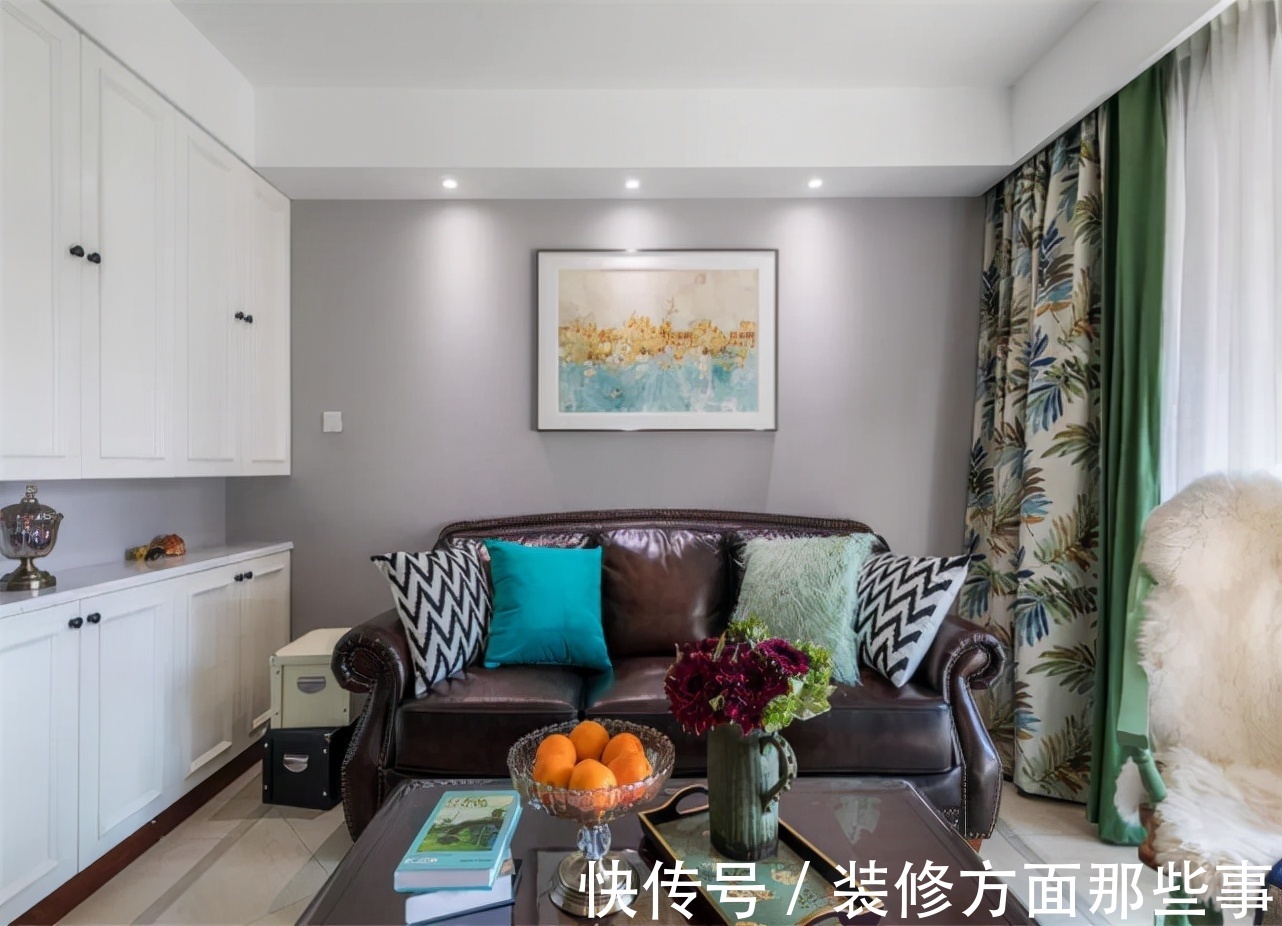 小房子|89平美式风二居室,小房子也拥有美式风的典雅感,十分让人羡慕