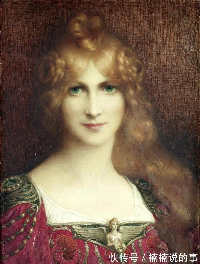 服饰#康拉德·基塞尔,把贵妇们的容貌与服饰,表现得极为富丽奢华!