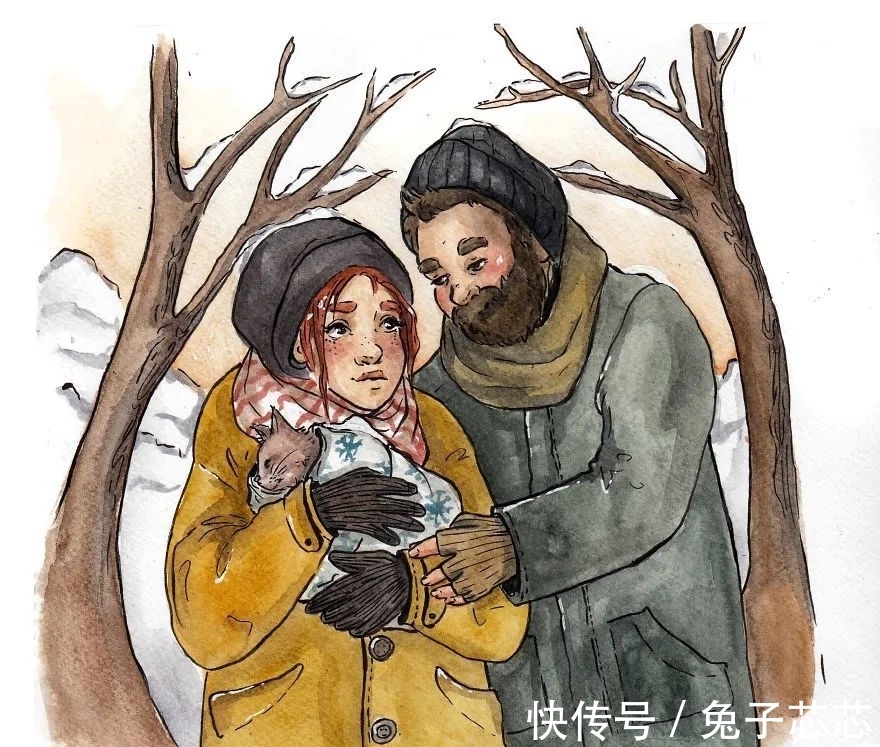 一本好书$16幅水彩画描绘的幸福场景,网友:这才是向往的生活