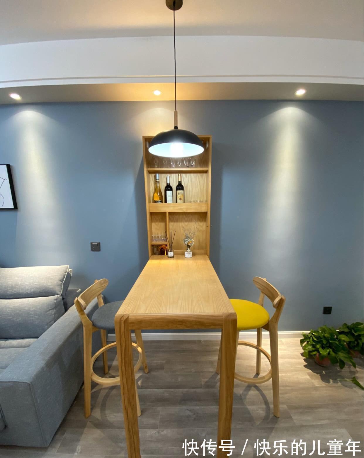 客餐厅|年轻人都喜欢这样的装修,效果很漂亮,电视墙简约又大气,晒晒!