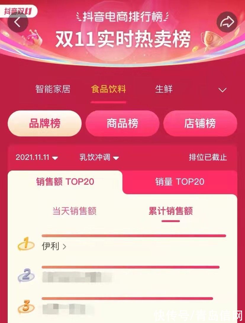 双霸屏|伊利打造双11新品“集结号”全网出圈蝉联乳品份额第一
