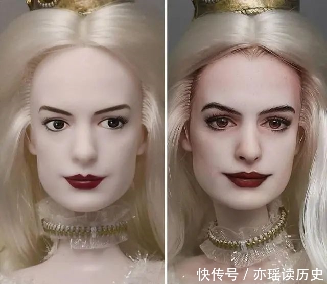 爱丽丝梦游仙境|现在流行重新绘制手办?芭比手办经过“翻修”,宛如真人