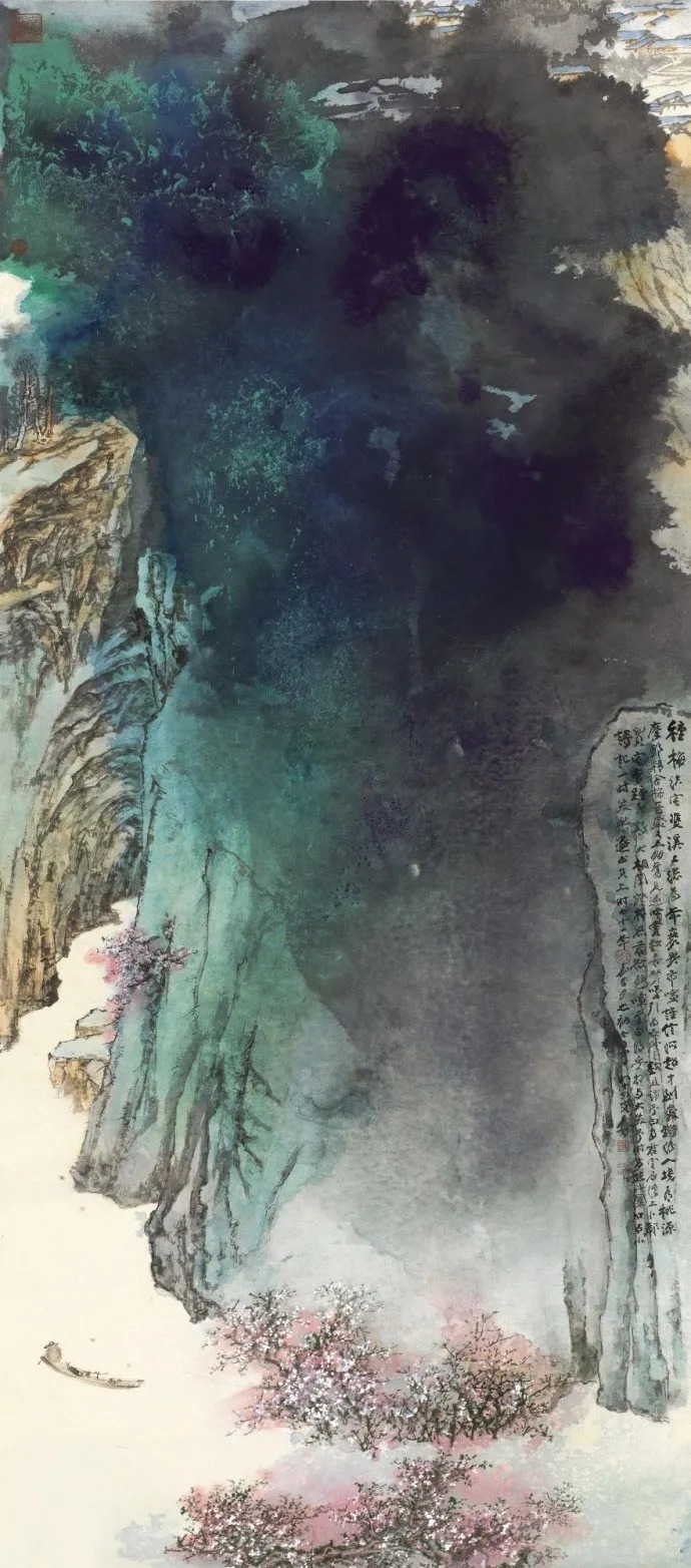 齐白石#看完这些作品,你就知道为什么备受争议的张大千画作能卖出天价