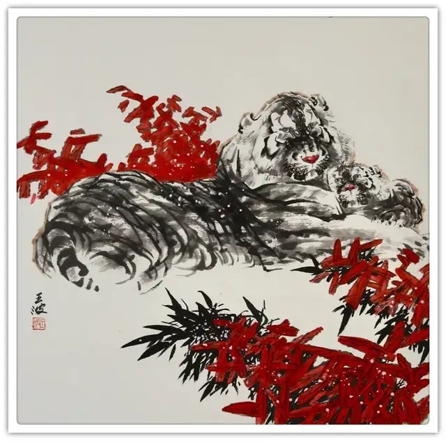 贺岁#【名家贺岁】书画家王波:2022虎年新春特刊