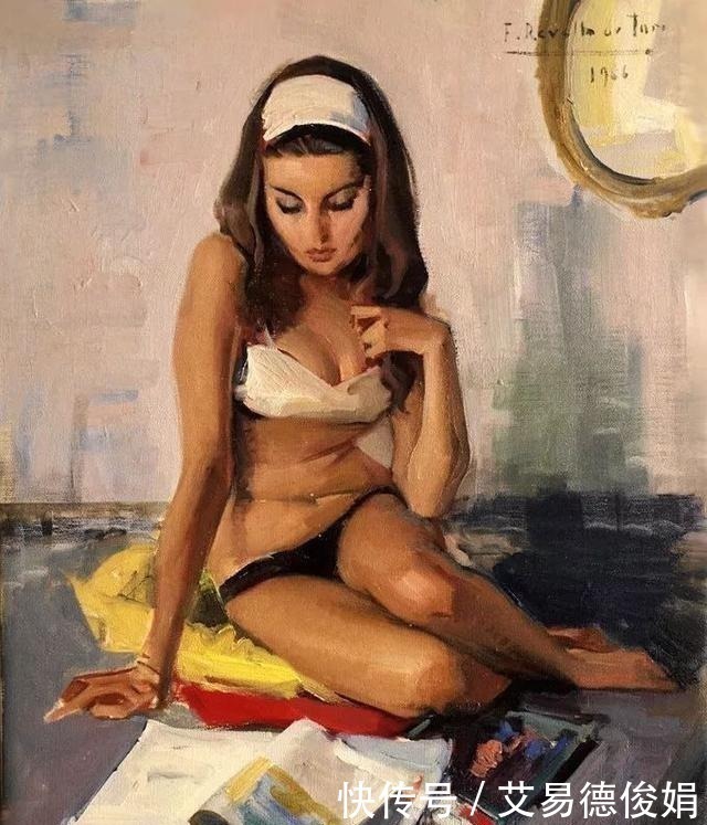 马拉加#他被指定为西班牙国王和王后的肖像画官方画师，擅长画美人