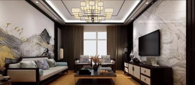 展示柜|新中式客厅电视墙,儒雅端庄,华丽大方!新中式客厅电视墙,儒雅端庄,华丽大方!