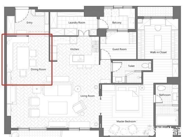 收纳|难道是疯了她居然把150㎡大户型,三室改两室,不过效果真大气!