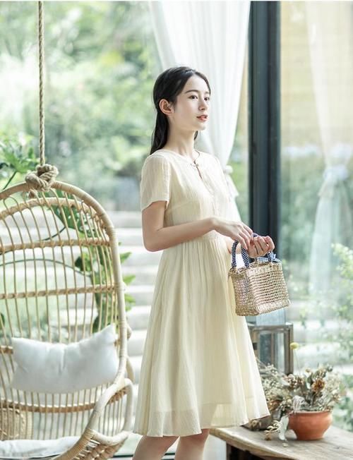 旗袍裙|中国风的连衣裙,清纯又文艺,今夏美成初恋模样!